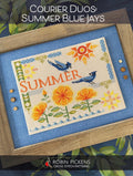 Courier Duos: Summer Blue Jays pattern by Robin Pickens