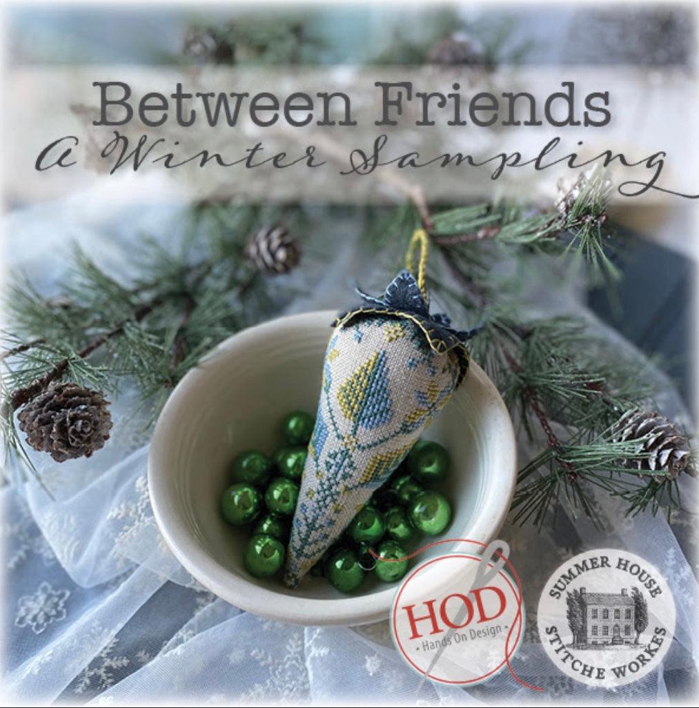 Between Friends - A Winter Sampling pattern by Summer House Stitche Workes/Hands on Design