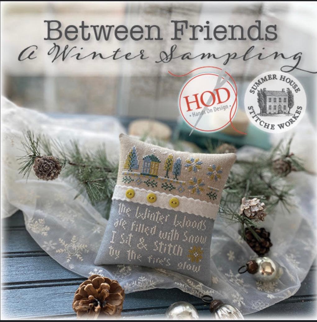 Between Friends - A Winter Sampling pattern by Summer House Stitche Workes/Hands on Design