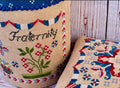 Liberty Drum and Pincushion - Market Exclusive pattern by Jan Hicks Creates