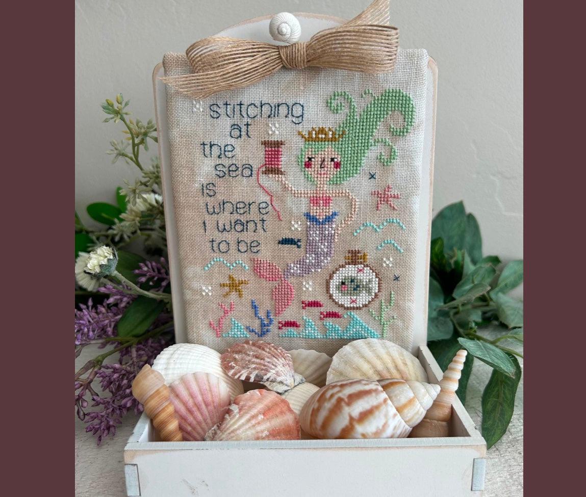 Stitching At the Sea pattern by Emily Call Stitching