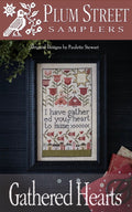 GATHERED HEARTS pattern by Plum Street Samplers