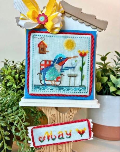 Feathered Friends: May pattern by December Stitches