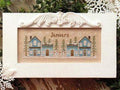 January Mini Village pattern by Country Cottage Needleworks