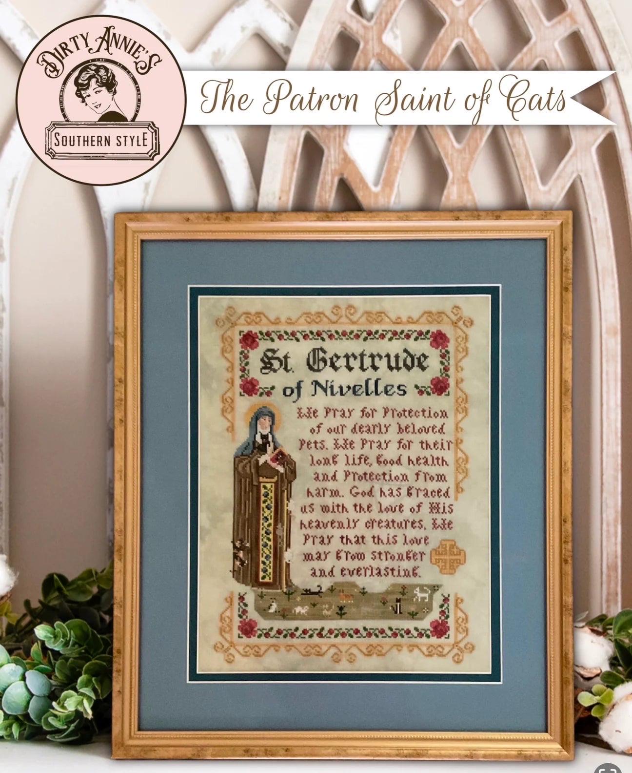 The Patron Saint of Cats pattern by Dirty Annie’s