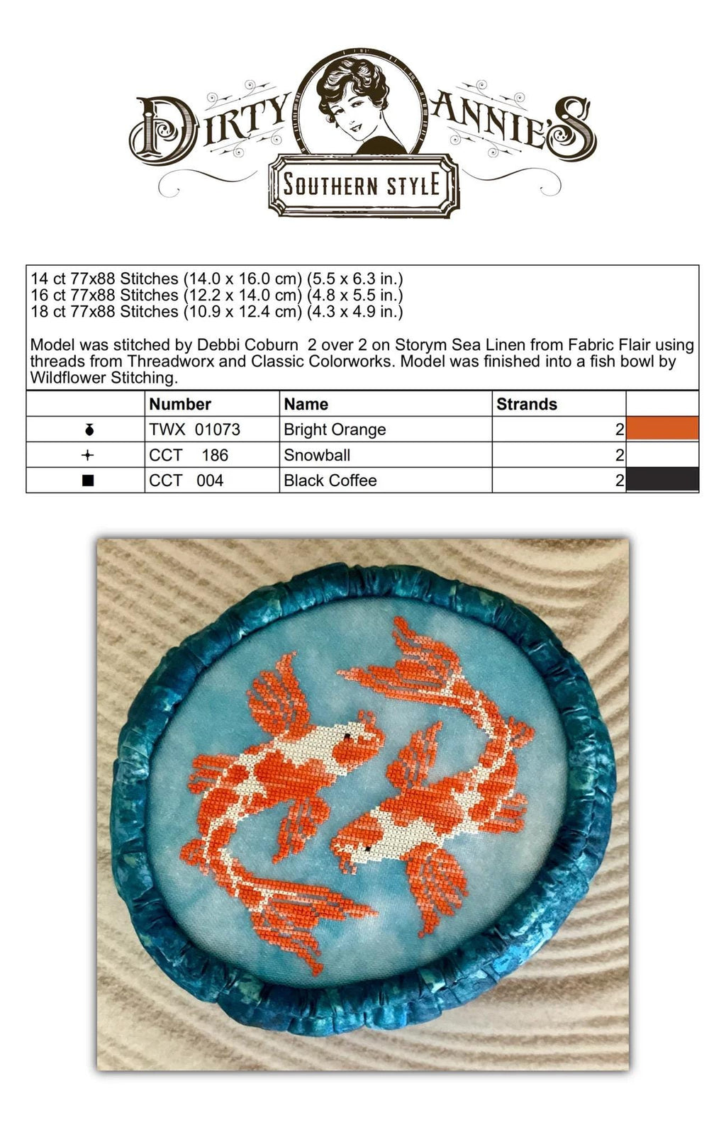 Koi pattern by Dirty Annie’s Southern Style