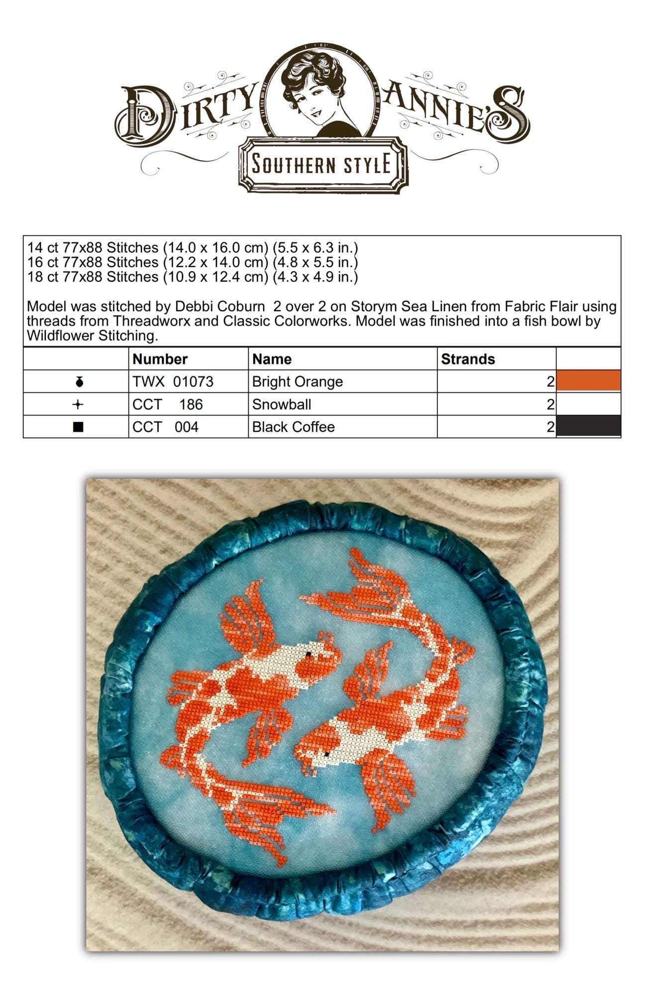 Koi pattern by Dirty Annie’s Southern Style