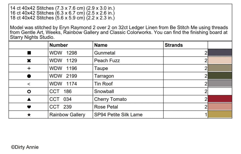 Kit Tea pattern by Dirty Annies Southern Style
