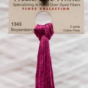 Weeks Dye Works Blu - Bub Hand dyed Floss