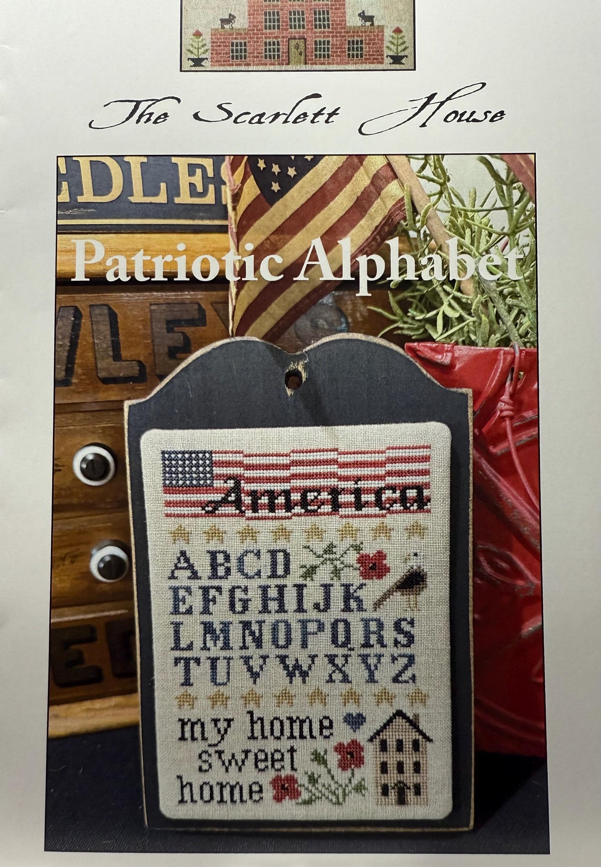 Patriotic Alphabet pattern by The Scarlett House