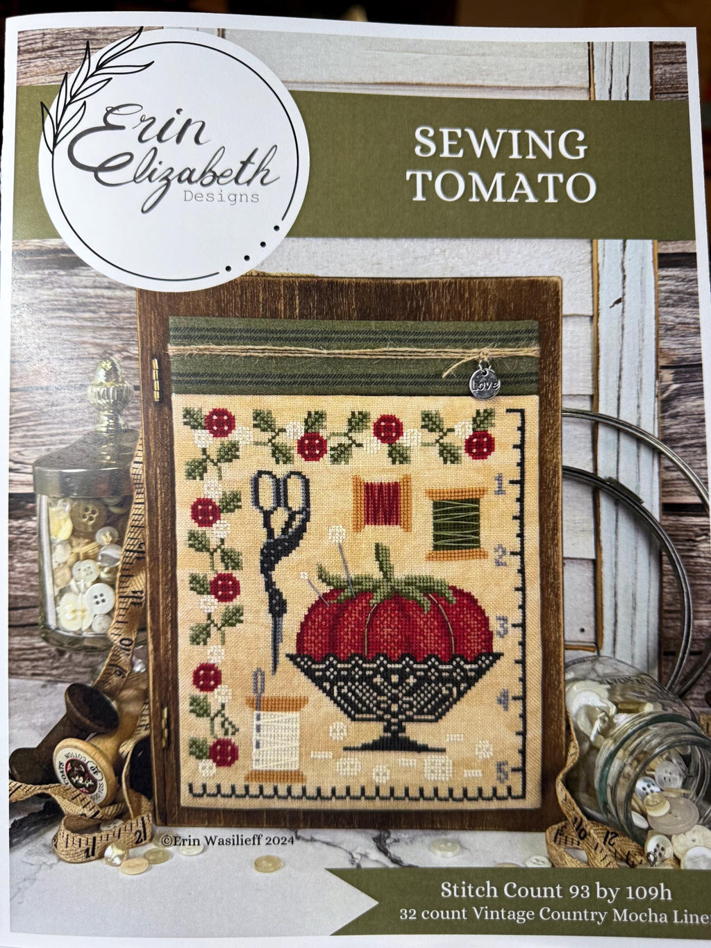 Sewing Tomato pattern by Erin Elizabeth Designs