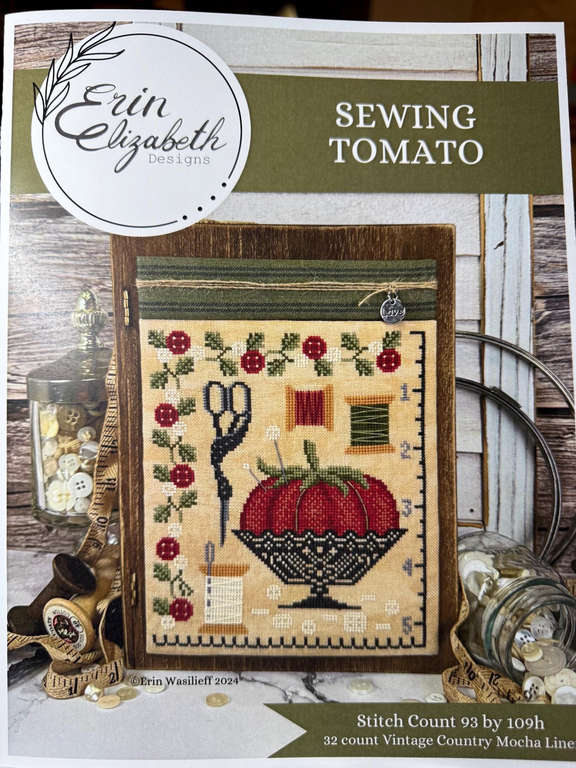 Sewing Tomato pattern by Erin Elizabeth Designs