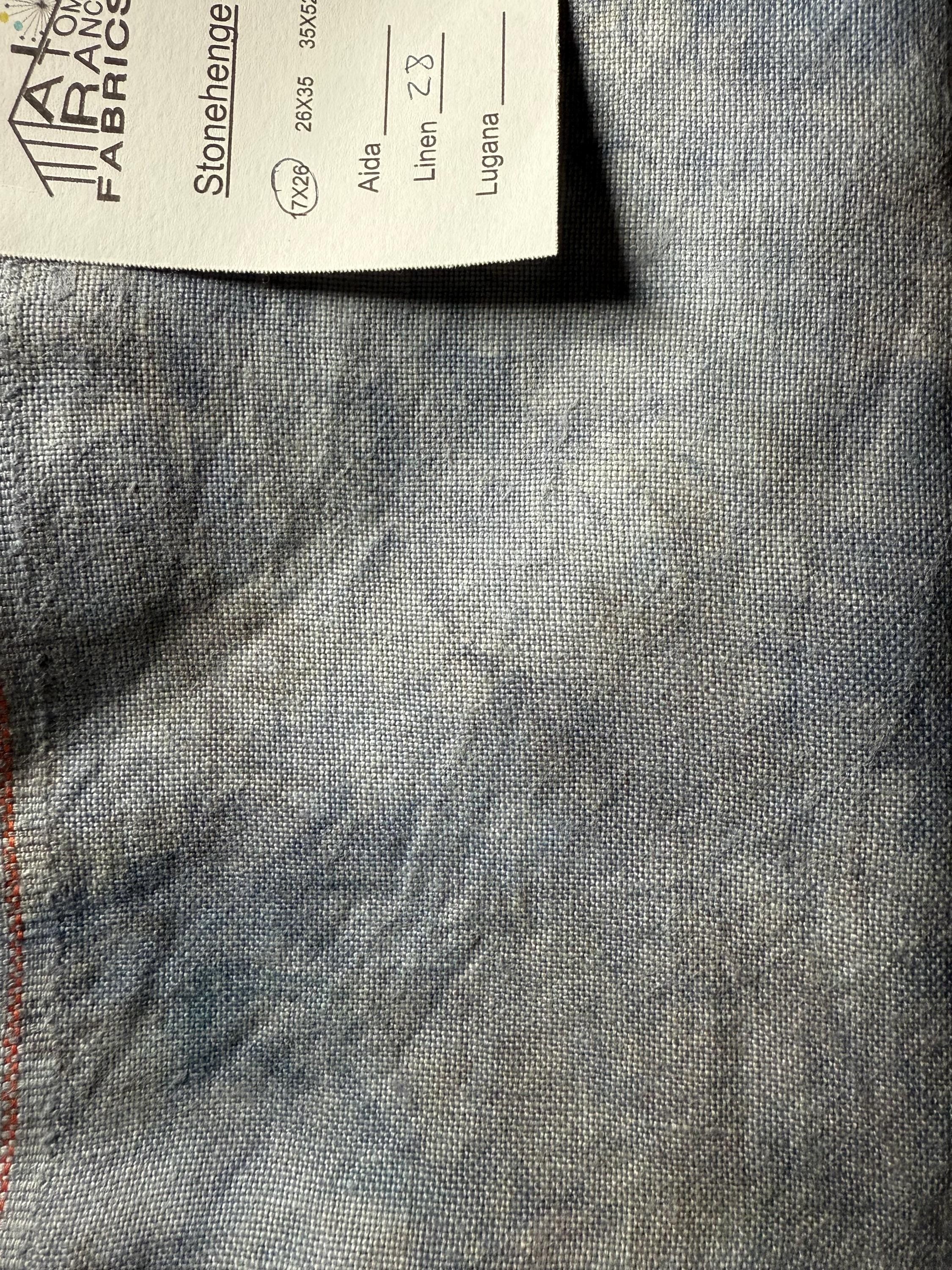 Linen “Stonehenge” by Atomic Ranch Fabrics