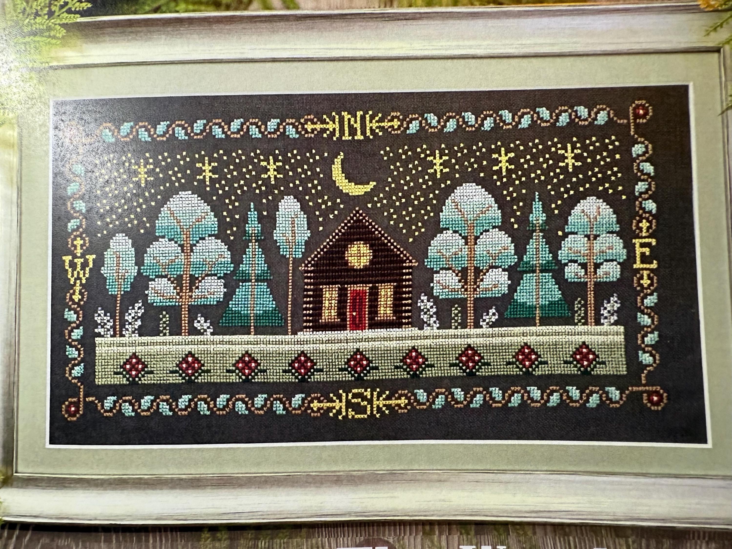 Cabin In The Woods pattern by Flossabilities