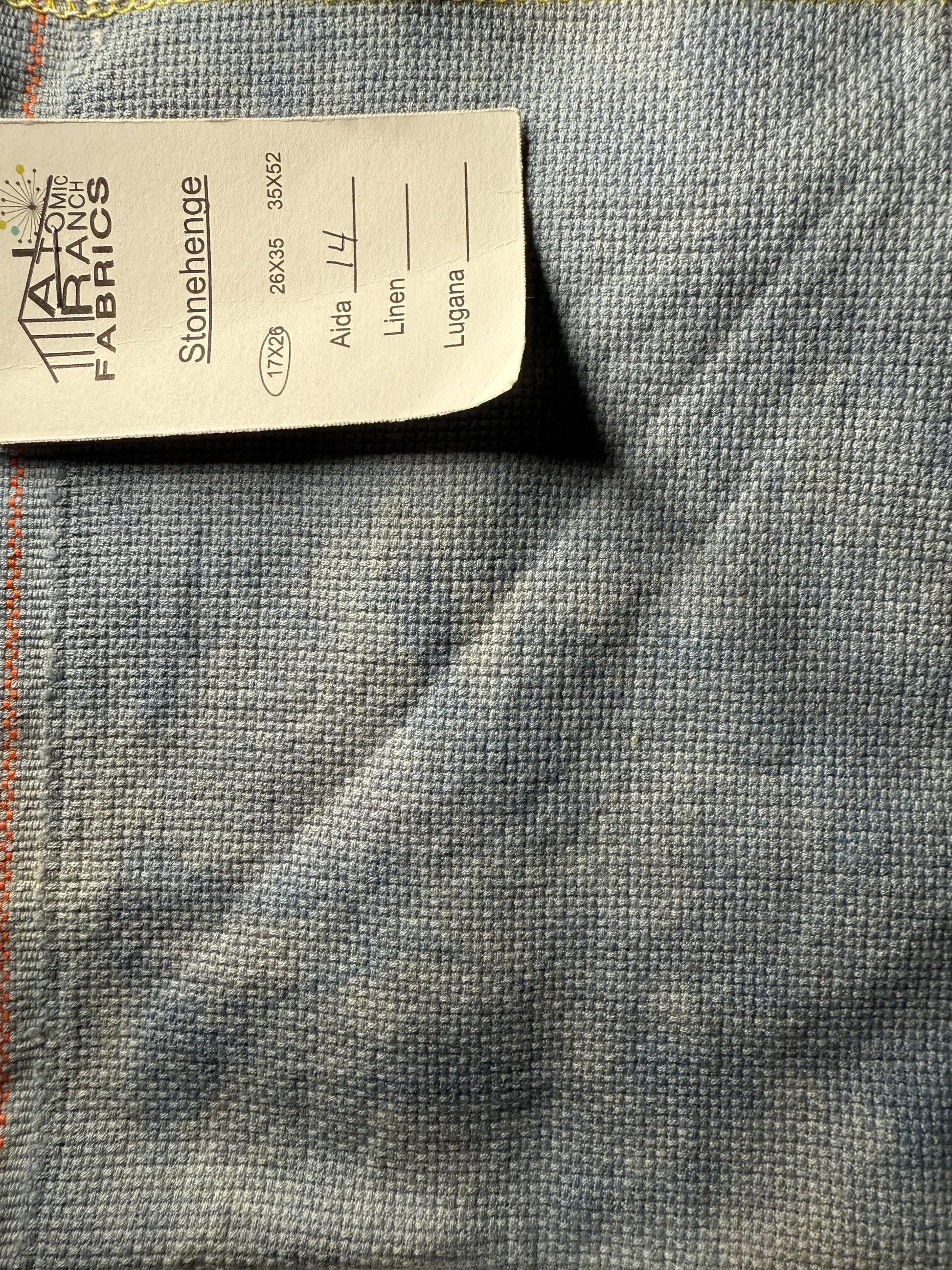 Stonehenge Aida by Atomic Ranch Fabrics