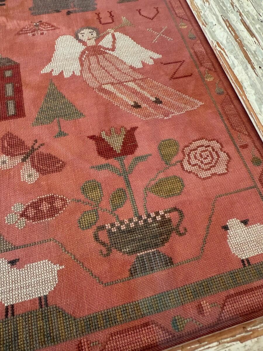 Wren Sampler pattern by Teresa Kogut