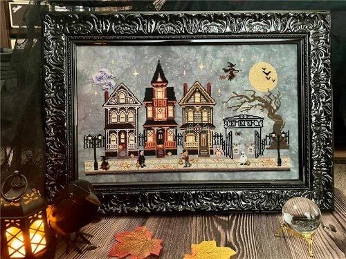 Trick or Treat Town pattern by Flossabilities
