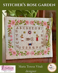 Stitcher’s Rose Garden pattern or 36 ct Linen “Fairy Garden” by MTV Designs Cross Stitch