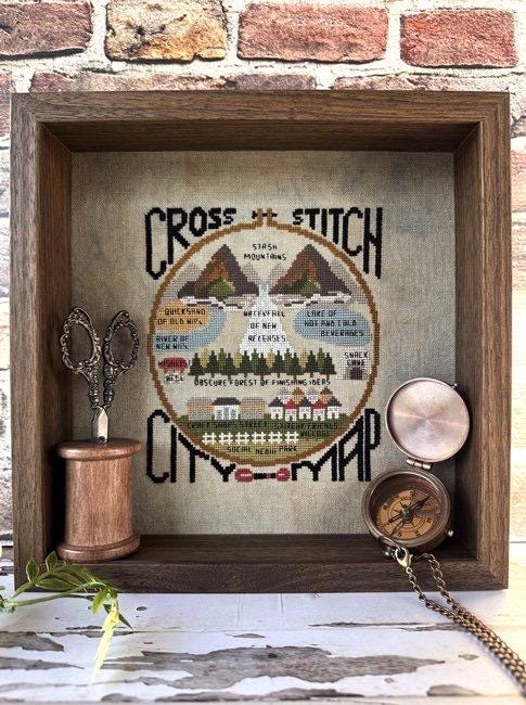 Cross Stitch City Map pattern by Puntini Puntini