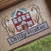 Chilly Winter - Seasons Houses Series pattern by Puntini Puntini