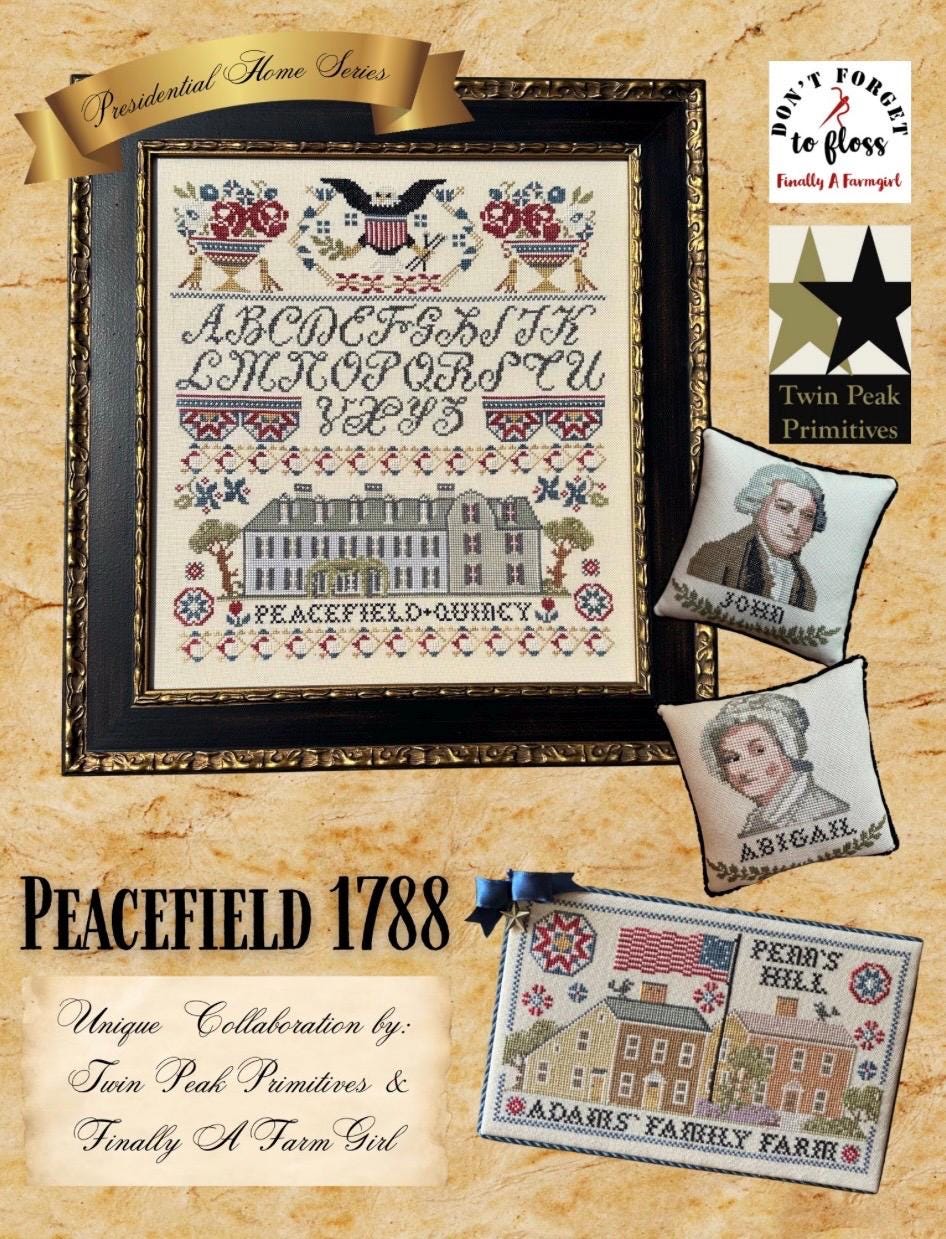 Peacefield 1788 pattern a unique collaboration by: Twin Peak Primitives and Finally A Farmgirl