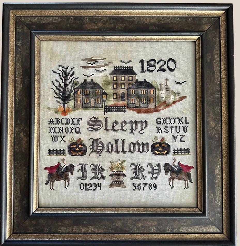 Sleepy Hollow Sampler pattern by Finally A Farmgirl.