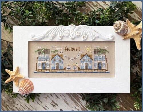 August Mini Village pattern by Country Cottage Needleworks