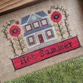 Hot Summer - Seasons Houses Series pattern by Puntini Puntini