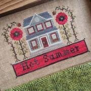 Hot Summer - Seasons Houses Series pattern by Puntini Puntini