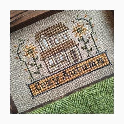 Cozy Autumn - Seasons Houses Series pattern by Puntini Puntini