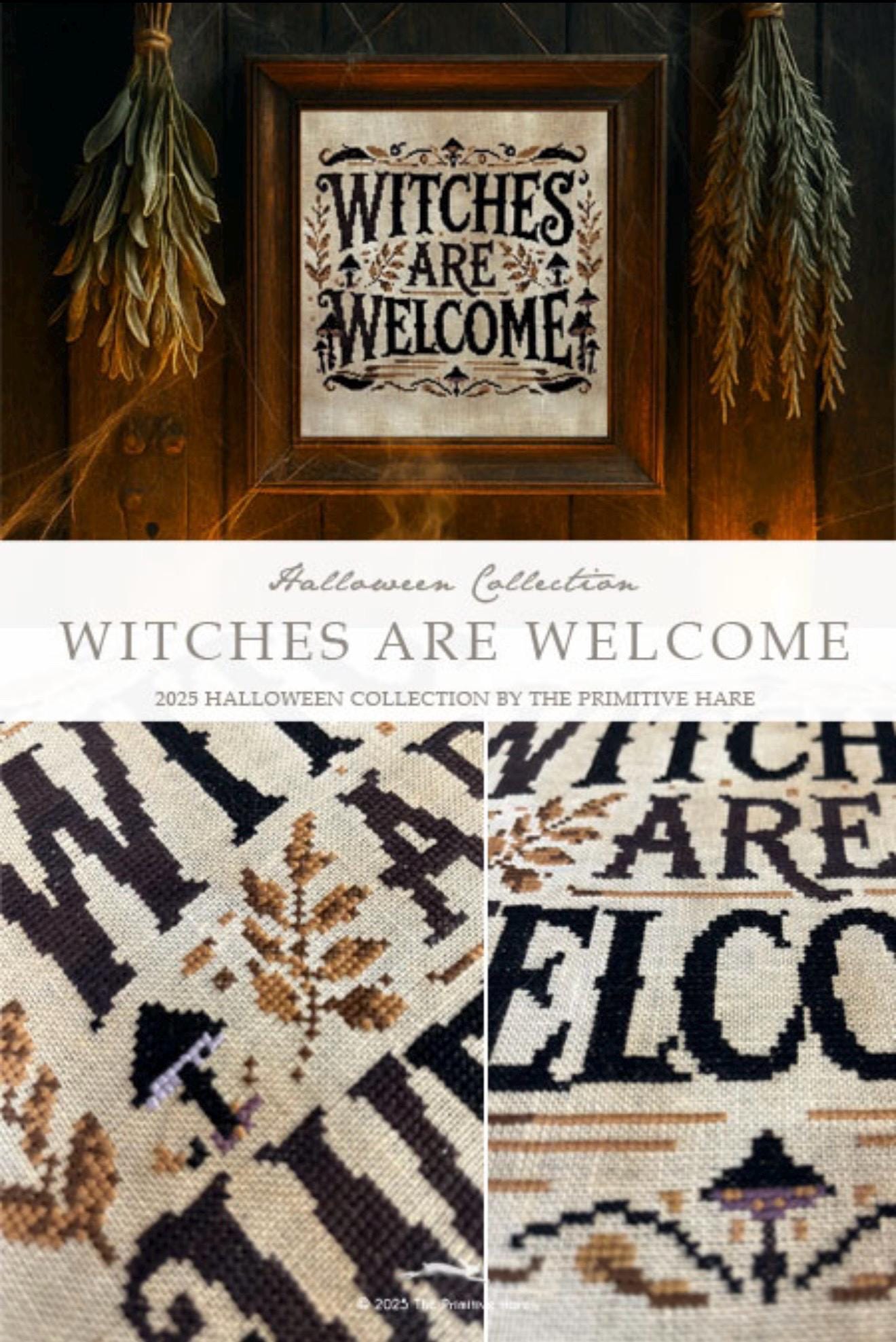 Witches Are Welcome pattern by The Primitive Hare