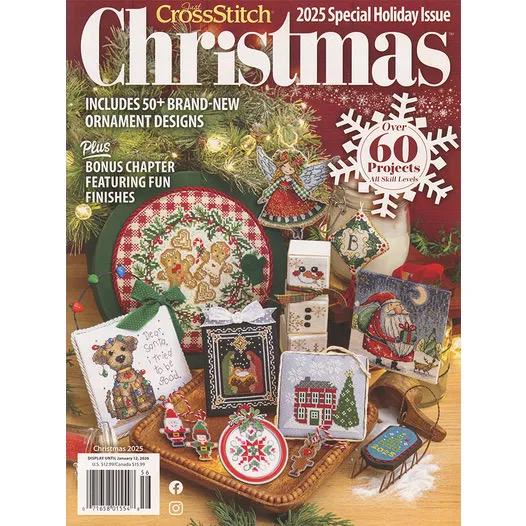 Just CrossStitch Christmas 2025 Holiday Issue Magazine