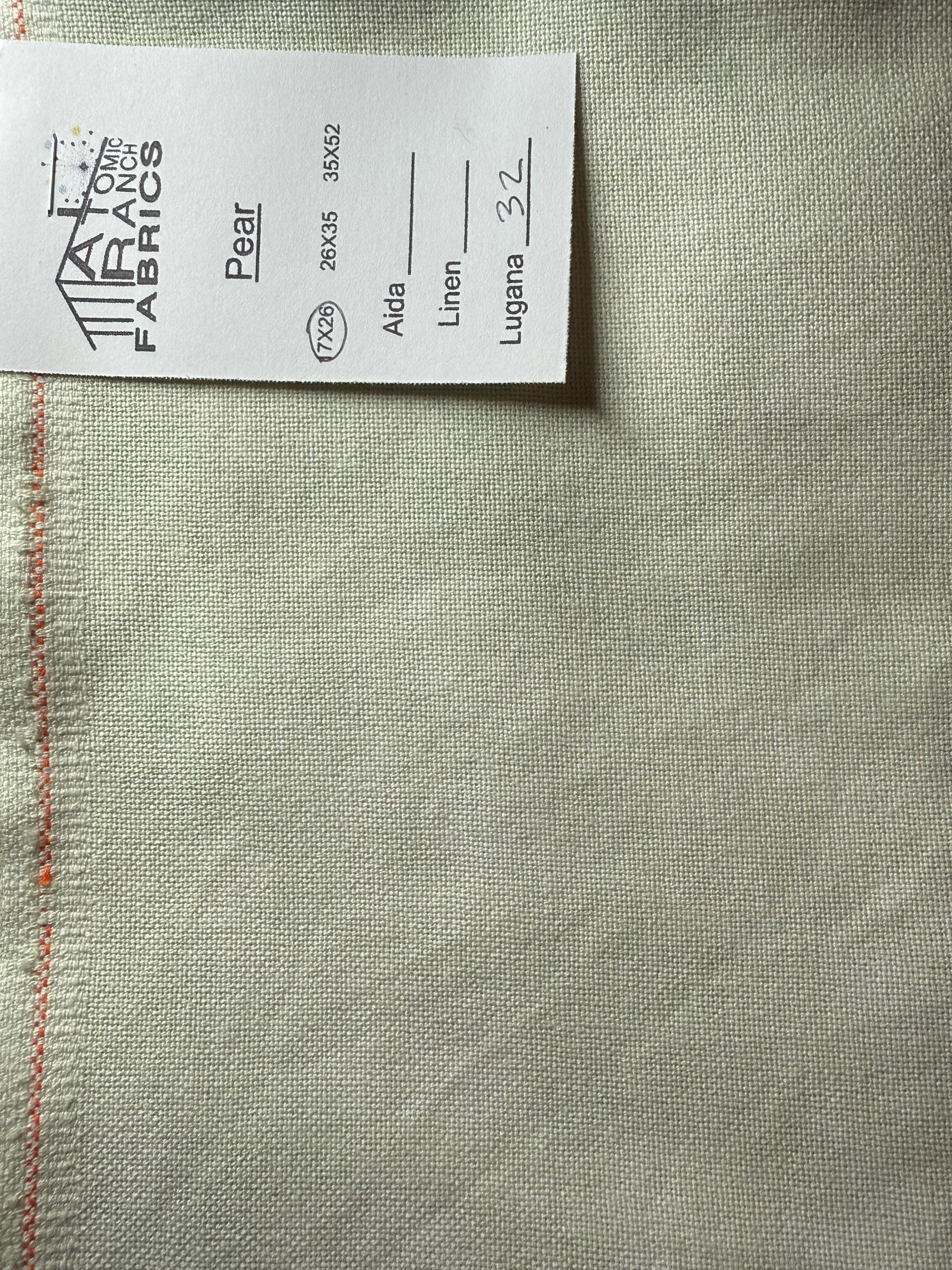 Pear Lugana by Atomic Ranch Fabrics