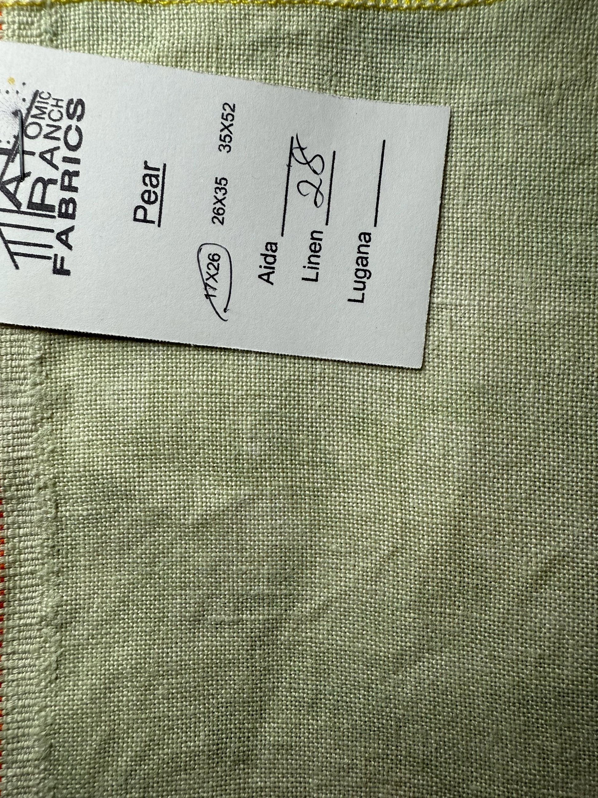 Pear Linen by Atomic Ranch Fabrics