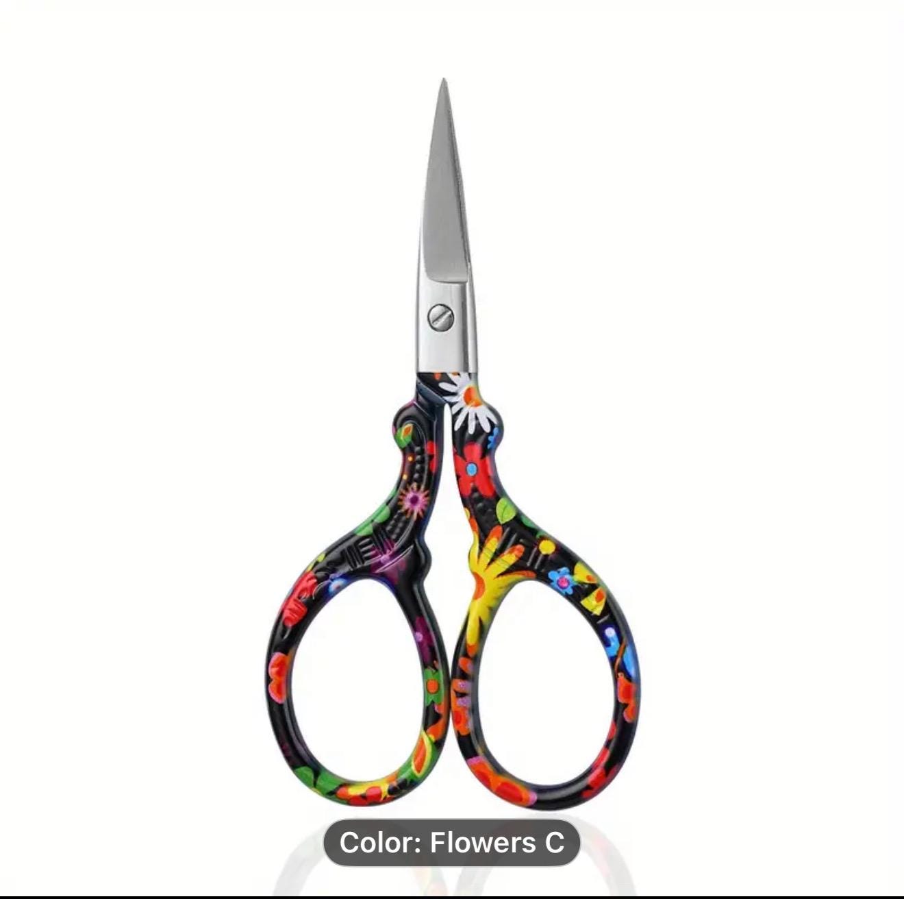 3.58in Embroidery Scissors, Stainless Steel Scissors For Sewing, Craft, Art Work & Everyday Use