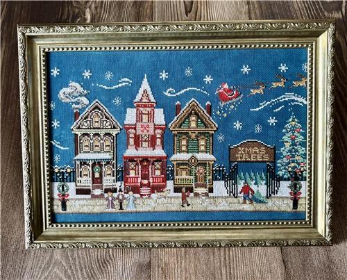 Christmas Town pattern by Flossabilites