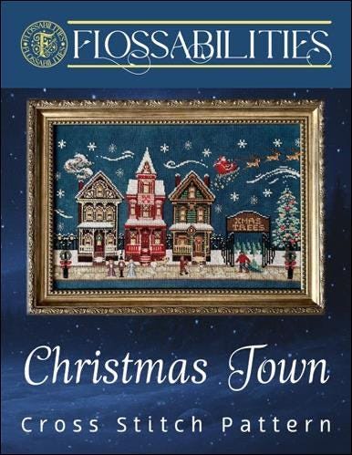 Christmas Town pattern by Flossabilites