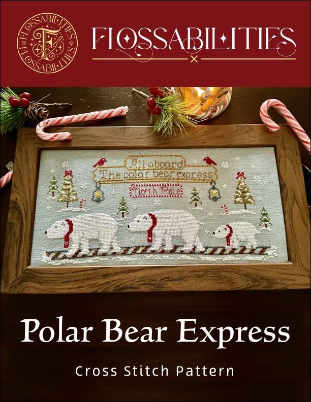 Polar Bear Express pattern by Flossabilites