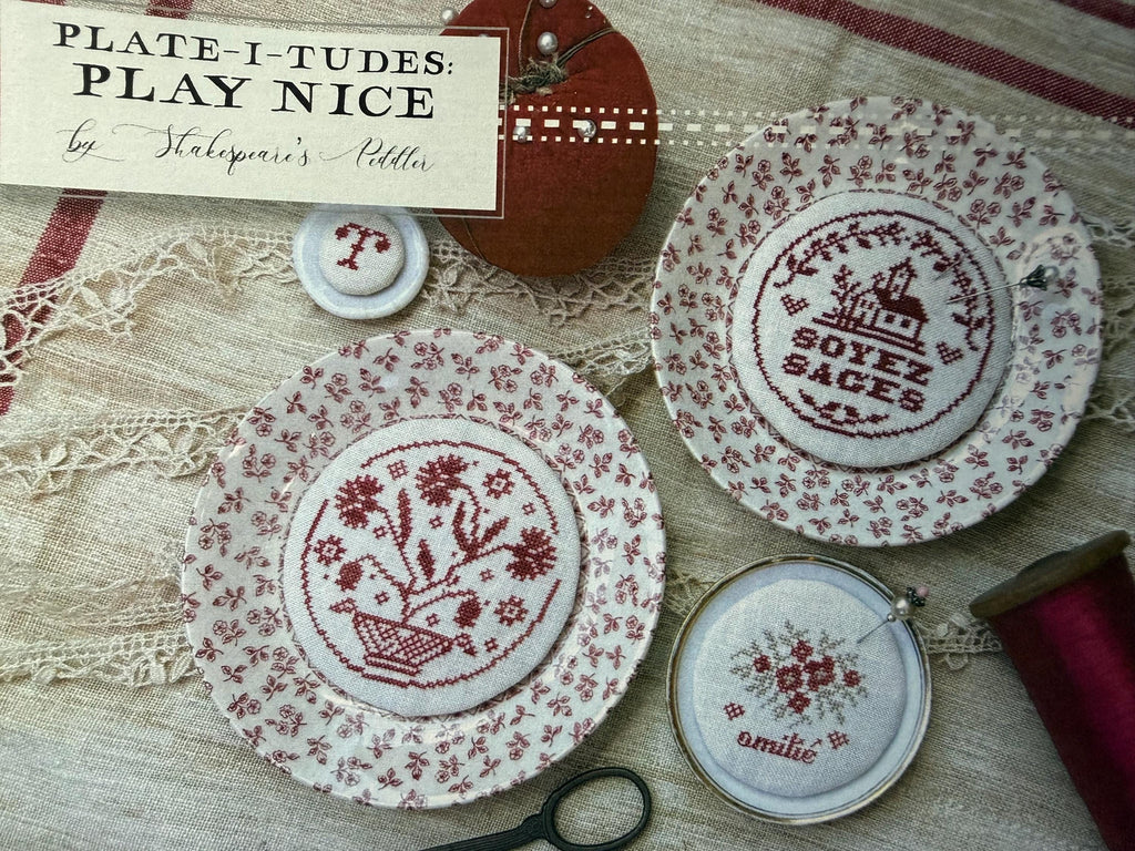 Plate i tudes Place Nice pattern by Shakespeare’s Peddler