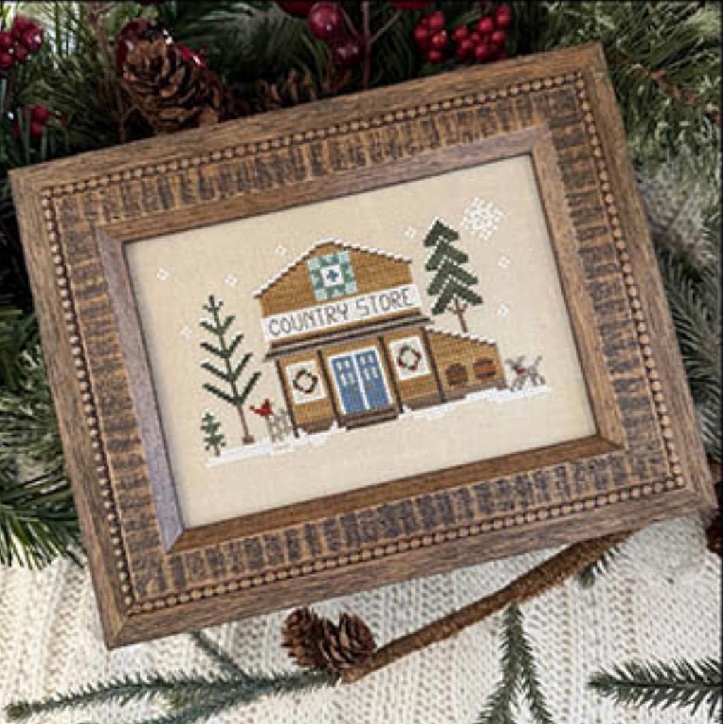 Winterville Series patterns and floss pack by Little House Needleworks