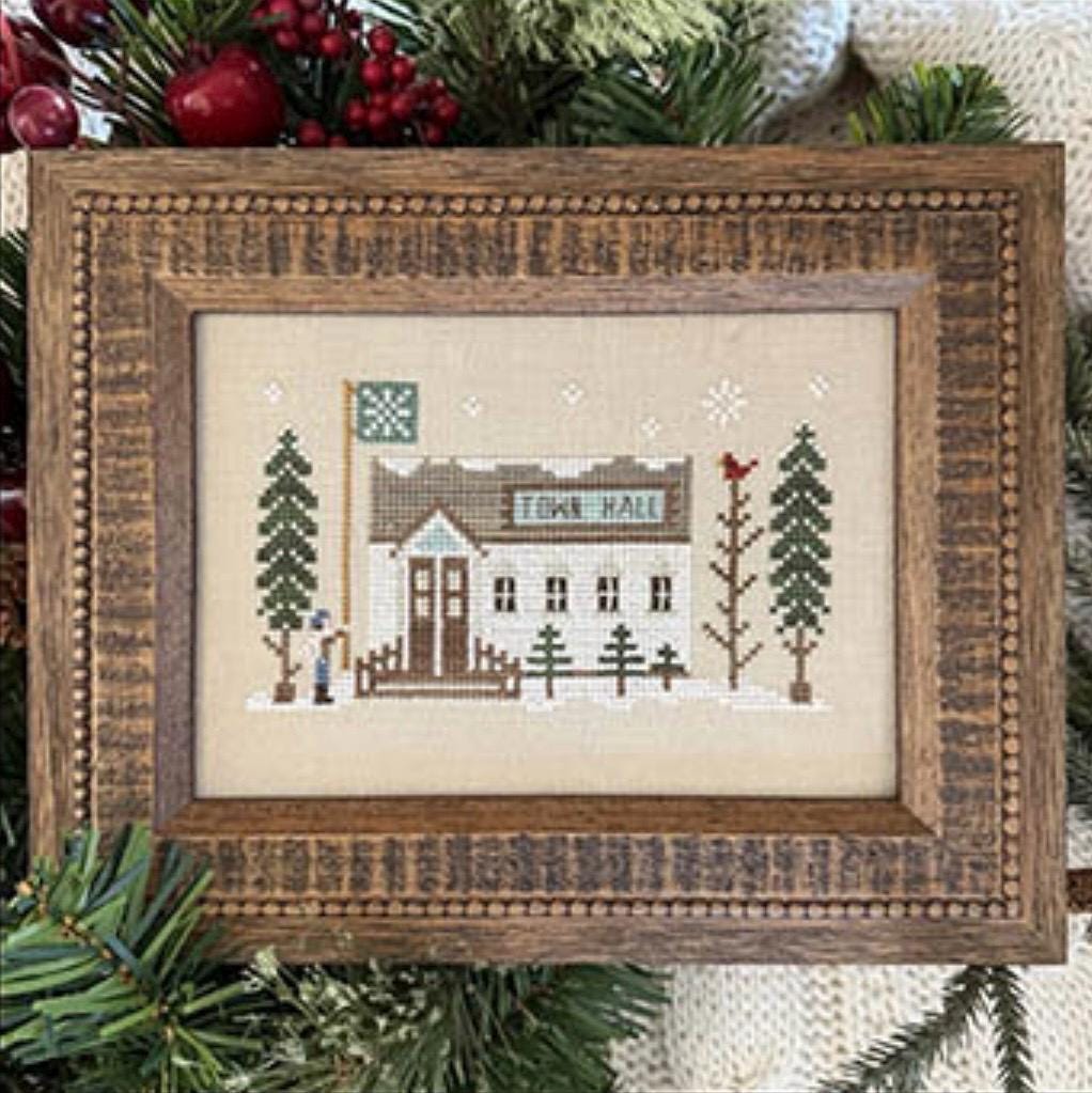 Winterville Series patterns and floss pack by Little House Needleworks