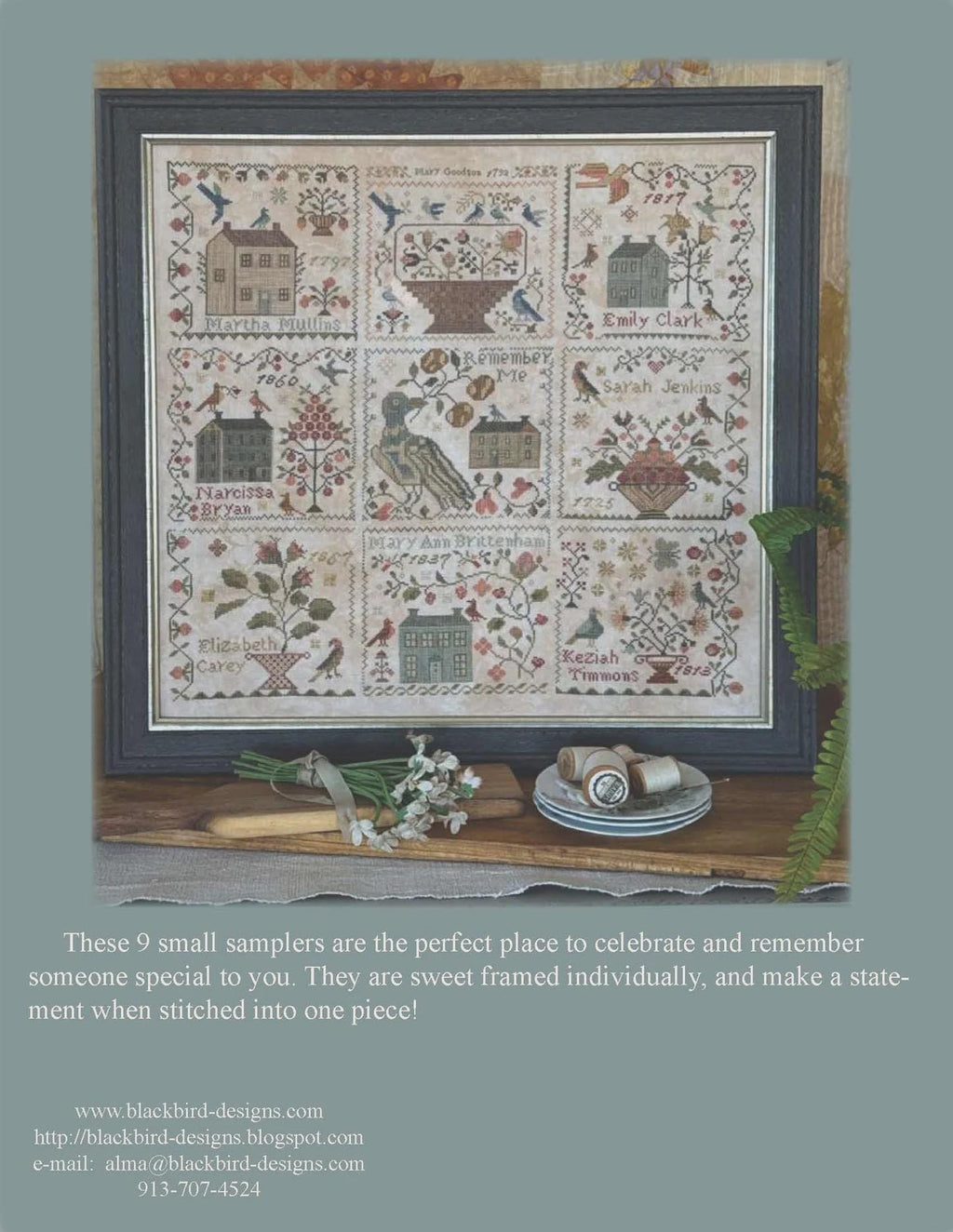 Remember Me pattern booklet by Blackbird Designs