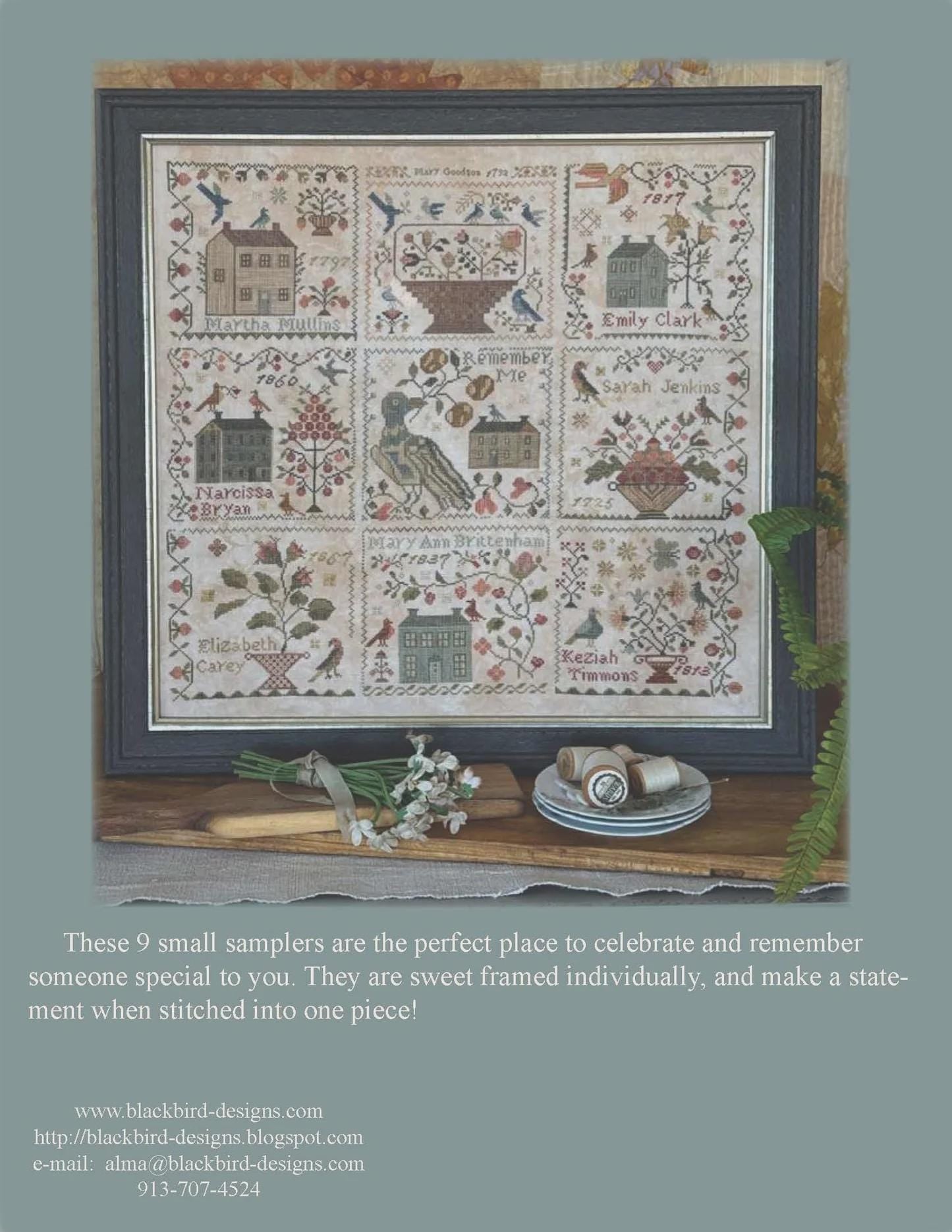 Remember Me pattern booklet by Blackbird Designs