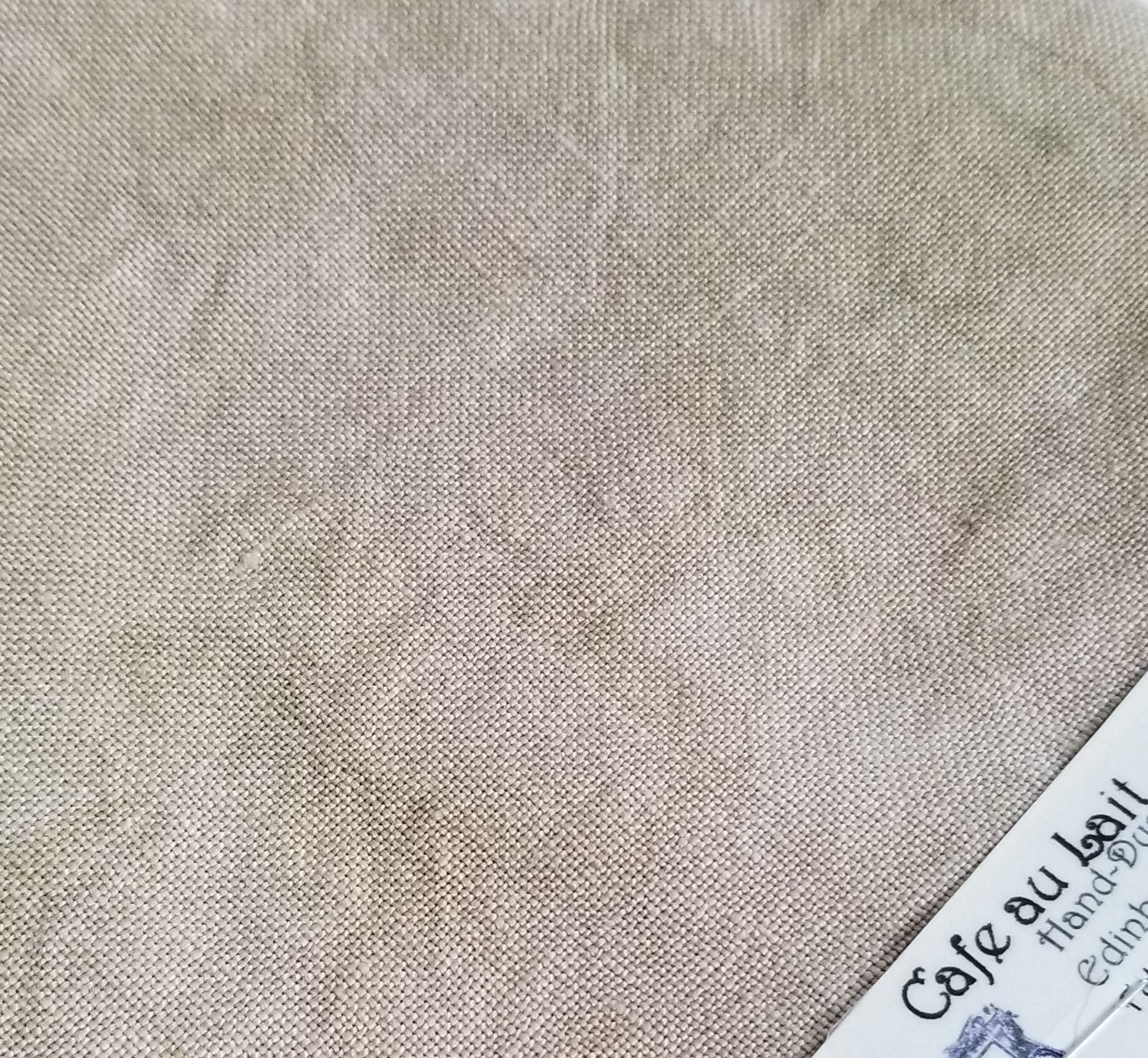 32 ct Cafe au Lait Belfast Linen Fat Qtr by Fiber on a Whim