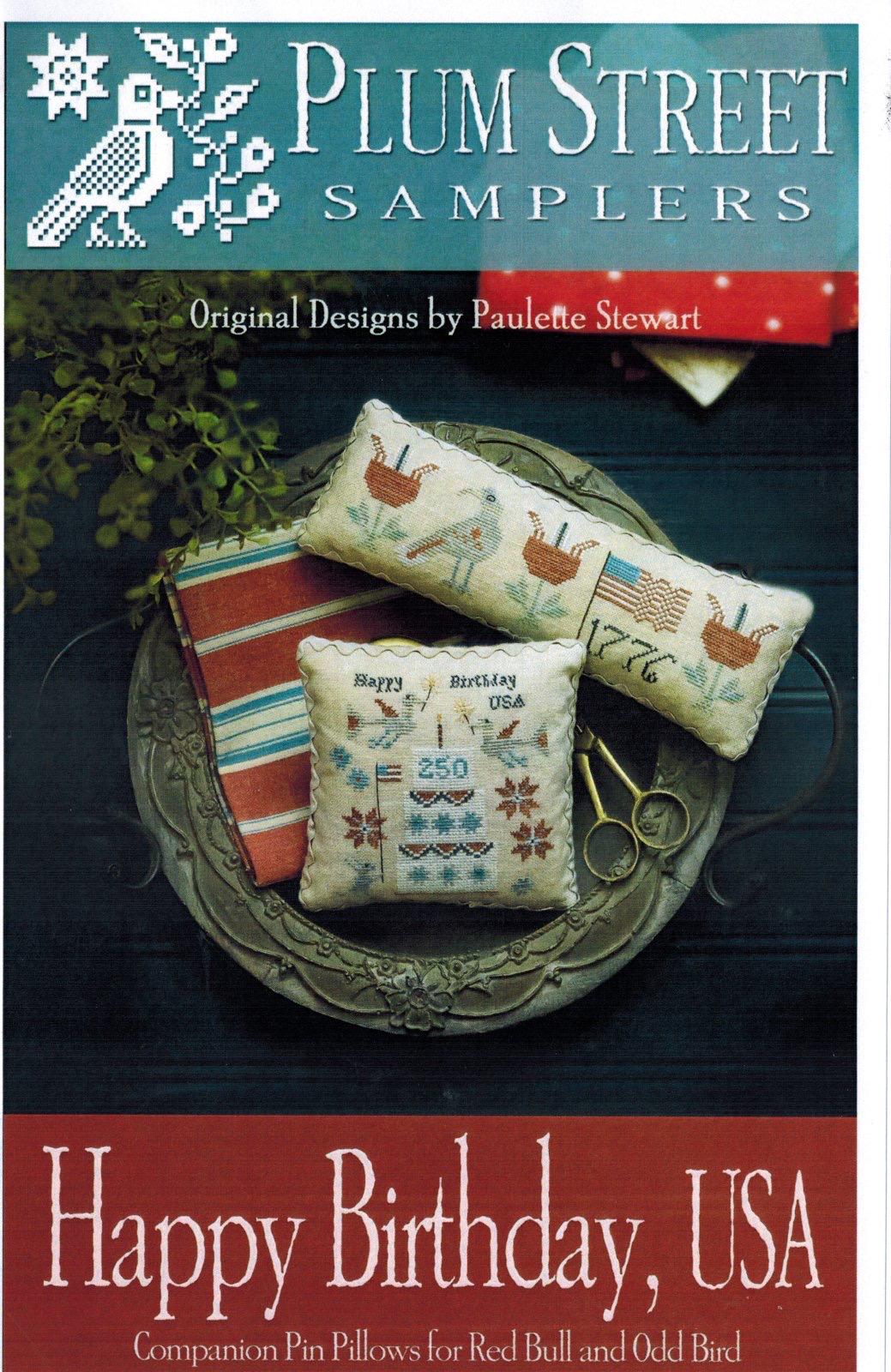 Happy Birthday, USA pattern by Plum Street Samplers
