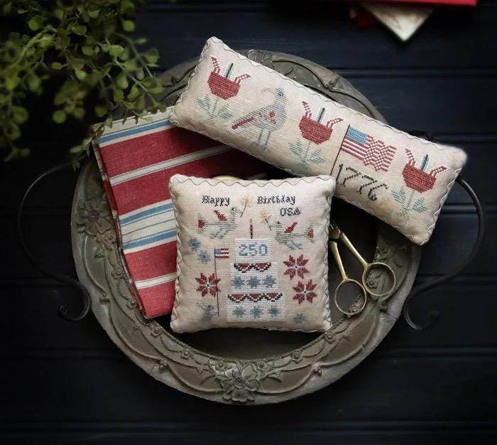 Happy Birthday, USA pattern by Plum Street Samplers