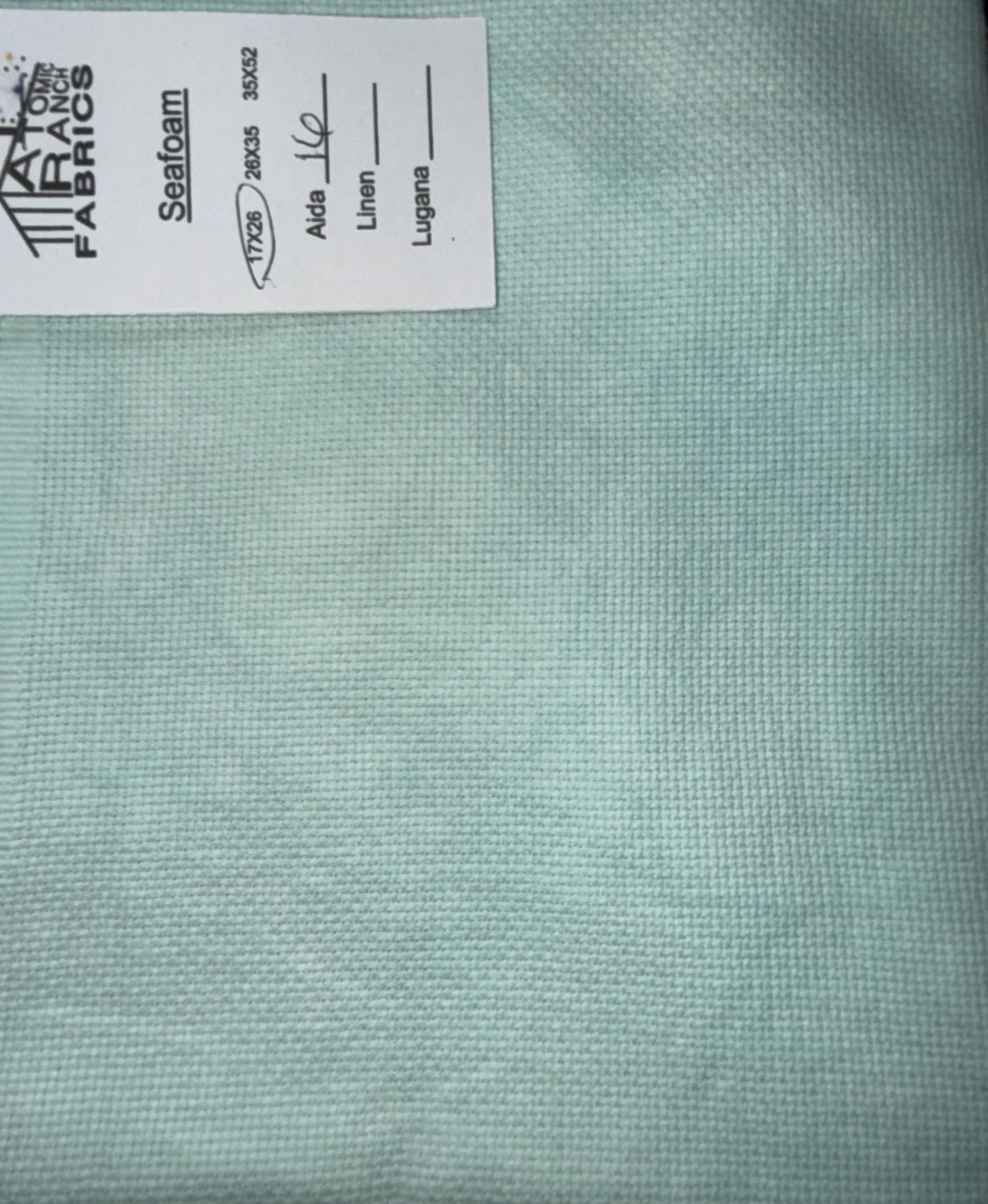 Aida “Seafoam” by Atomic Ranch Fabrics