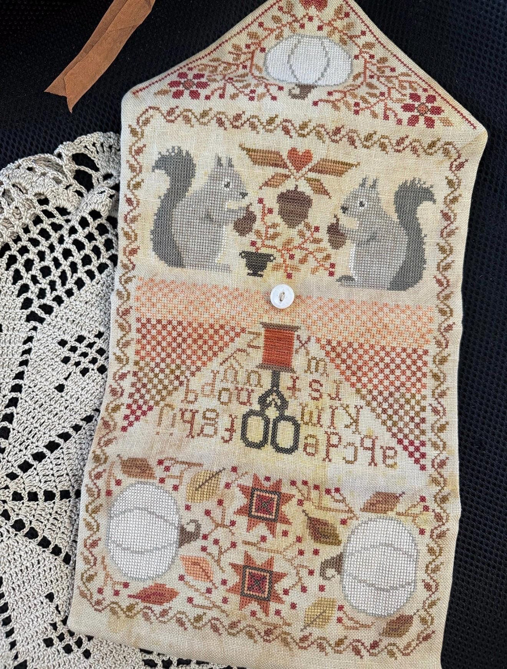 Autumnal Sewing Roll pattern by Teresa Kogut Creative Whims Art and Needleworks