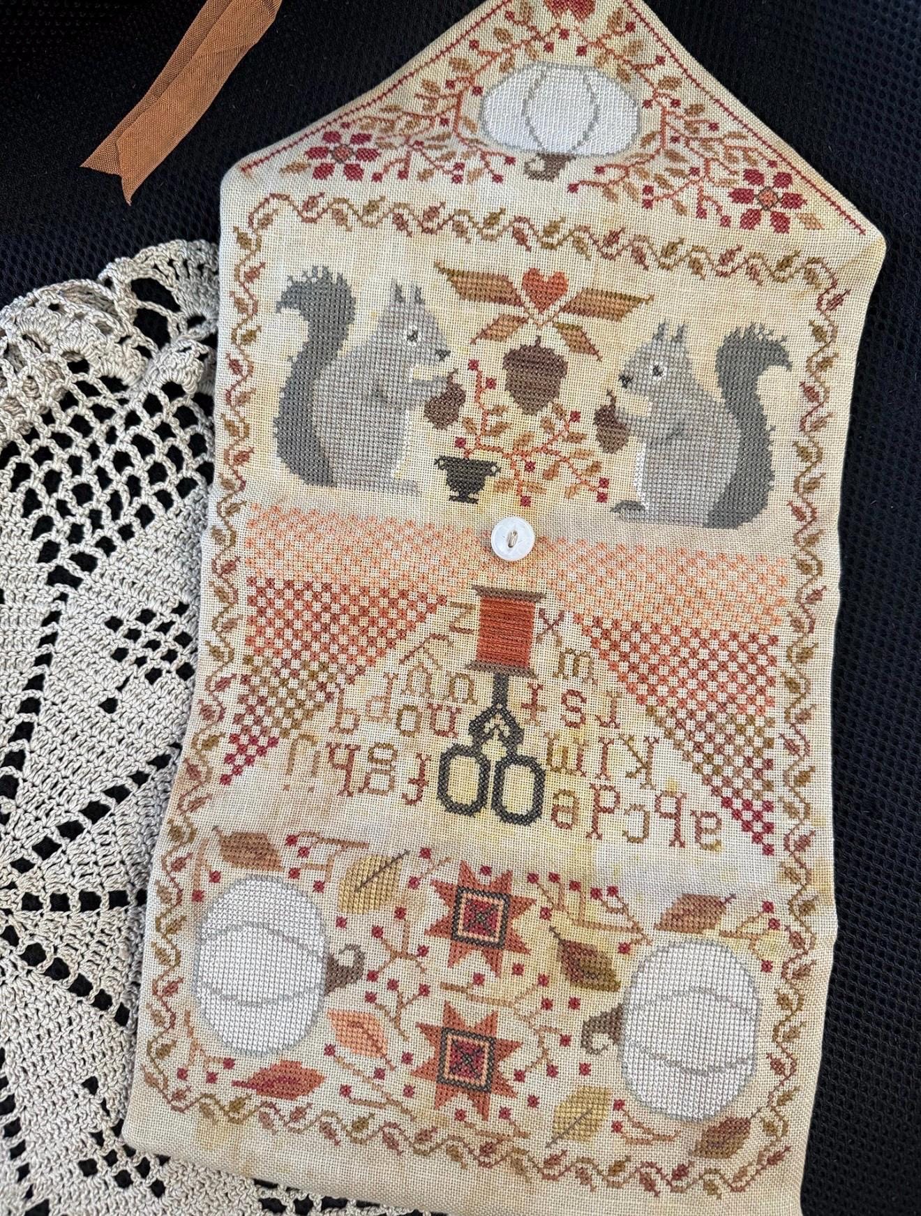Autumnal Sewing Roll pattern by Teresa Kogut Creative Whims Art and Needleworks