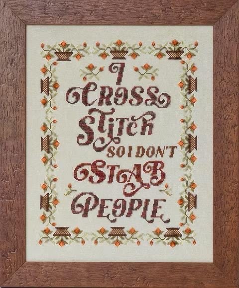 Why I Stitch pattern by Glendon Place